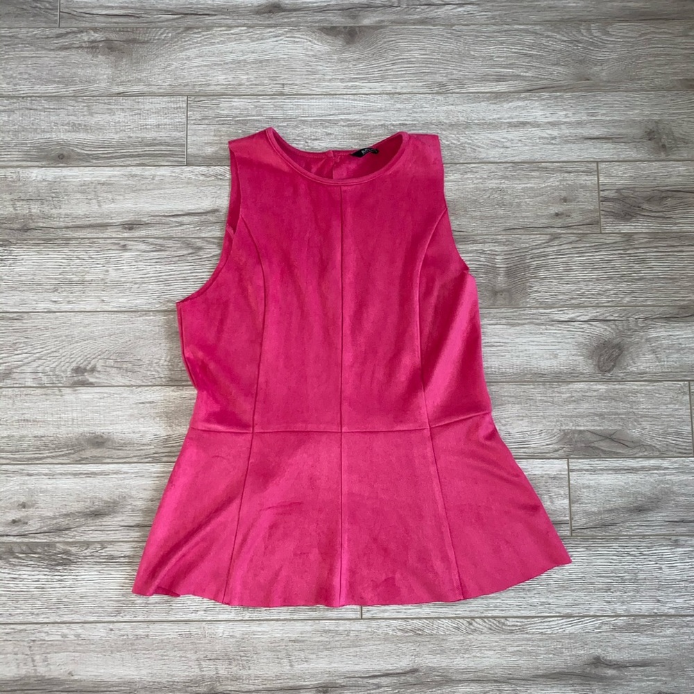 Pink Suede Blouse